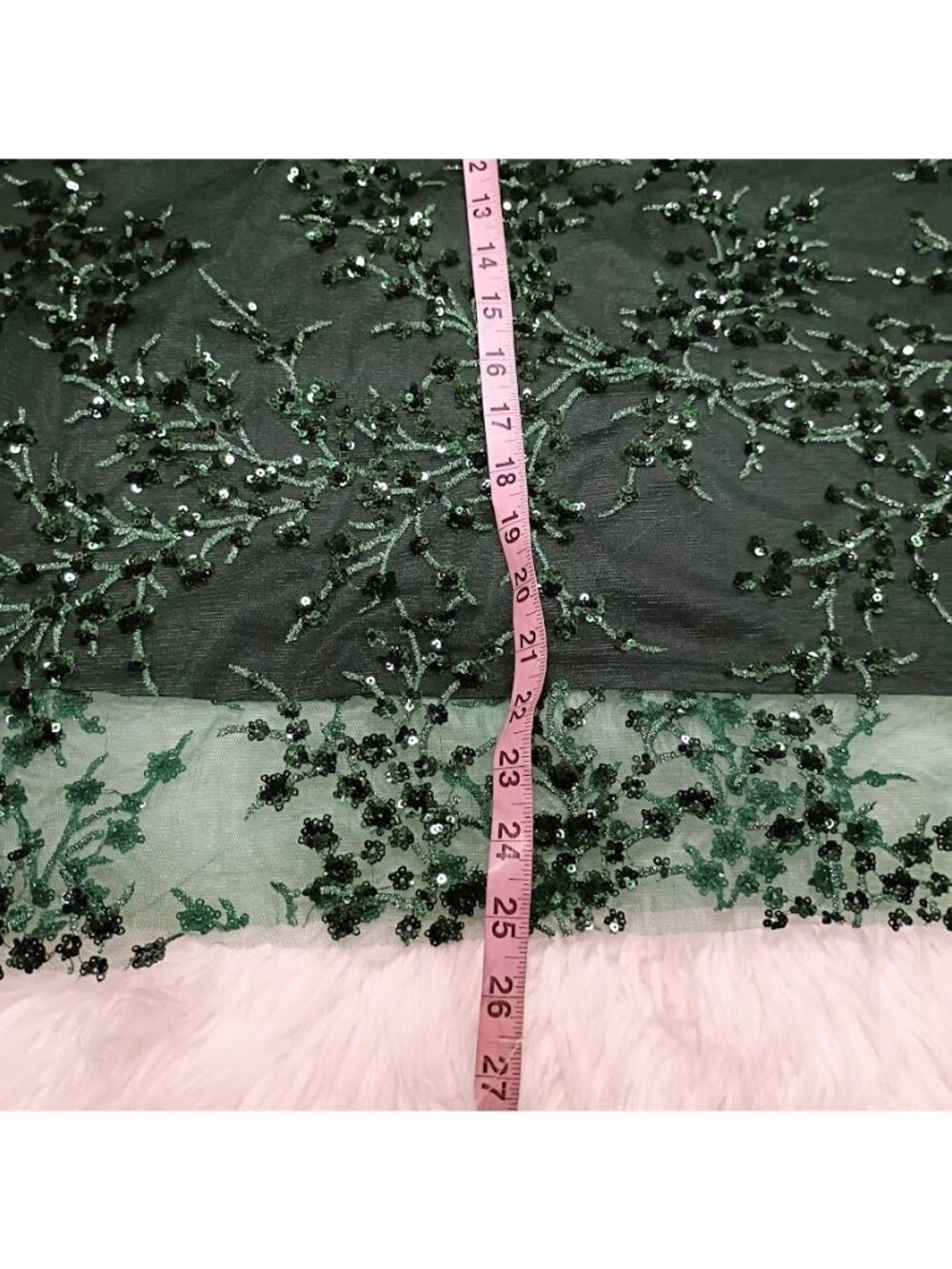Reformation Green Midi Skirt Size 10 Whimsy Glam Embroidered Sequin Elegant - Picture 11 of 13